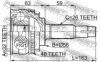 FEBEST 0110-027A48 Joint, drive shaft